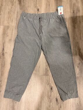 Hanes Unisex Gray Elastic Waist Jogger Pants